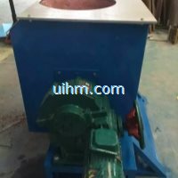 tilting melting furnace with MF induction heater_09