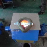 tilting melting furnace with MF induction heater_10