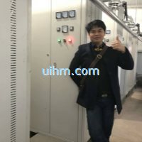 70X60KW air cooled induction heater provide heating at 23 celcius degree for 60000 square metres of 700 households (2)