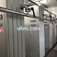 70X60KW air cooled induction heater provide heating at 23 celcius degree for 60000 square metres of 700 households (5)