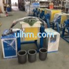 60KW MF induction heater with tilting furnace