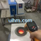 small induction tilting melting furnace with infrared temperature controller (2)