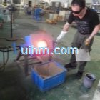 small induction tilting melting furnace with infrared temperature controller (7)
