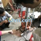 induction melting metal sand after air cooled preheating (4)