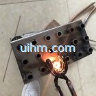 induction brazing SS steel by handheld induction coil (3)